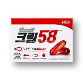 Perceth Krill 58 Krill Oil 1 Box Akersa Super Bar Boost / 펄세스 크릴58 크릴오일 1박스 아커사 슈퍼바부스트