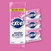 Excel White Bubblemint, Teeth Whitening, Sugar Free Chewing Gum, Multipack,