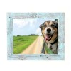 HomeRoots 8"X9" Rustic Blue Picture Frame