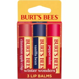 Burt's Bees 버트 비즈 윈터 원더즈 립밤 세트 내추럴 오리진 립 케어 튜브 3개 0.15온스. [1 Count (Pack of 1)] [Winter Wonders] Burt's Bees Winter Wonders Lip Balm Set Natural Origin Lip Care Tubes 3 Count 0.15 oz. [1 Count (Pack of 1)] [Winter Wonders]