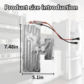INGQI 5303918301 Refrigerator Garage Heater Kit for Frigidaire Kenmore FFH1767GW FRS3HR5HW FRS3R5EMB FRS6HR5HW FRS6R5EMB FRT17B3AW FRT18IS6CB AH900213