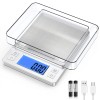 Bomata Digital Gram Scale 0.01g Precision 1kg USB Rechargeable Jewelry
