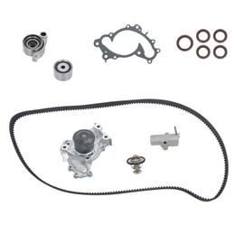WFLNHB Timing Belt Kit with Water Pump Replacement for Lexus RX330 RX400h ES300 Replacement for Toyota Camry Sienna Solara Highlander 1610029085