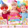 Scratch Art Party Favors for Kids: 16 Pack Rainbow Scratch