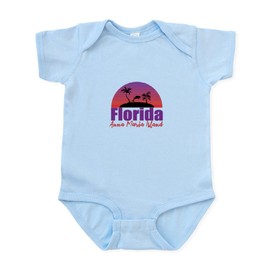 CafePress Anna Maria Island Florida Body Suit Cute Infant Bodysuit Baby Romper Sky Blue