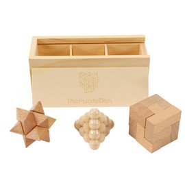 Wooden Brain Teasers | Burr Puzzles | Assembly and Disassembly | Intelligence Toys