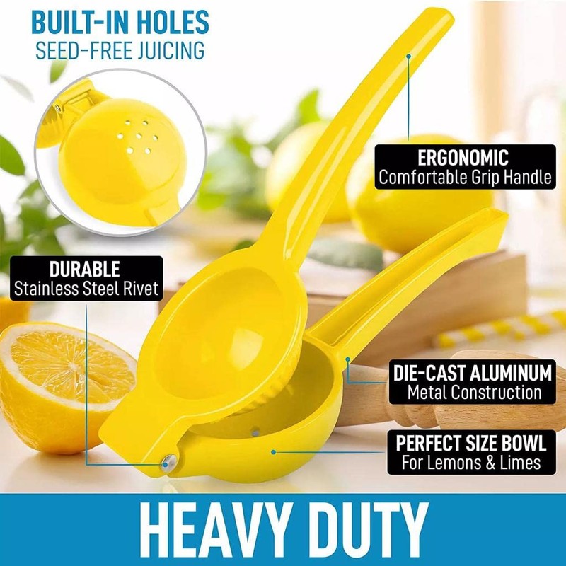 Royal Cuisine Lemon Squeezer, Premium Quality Manual Citrus Press, Easily