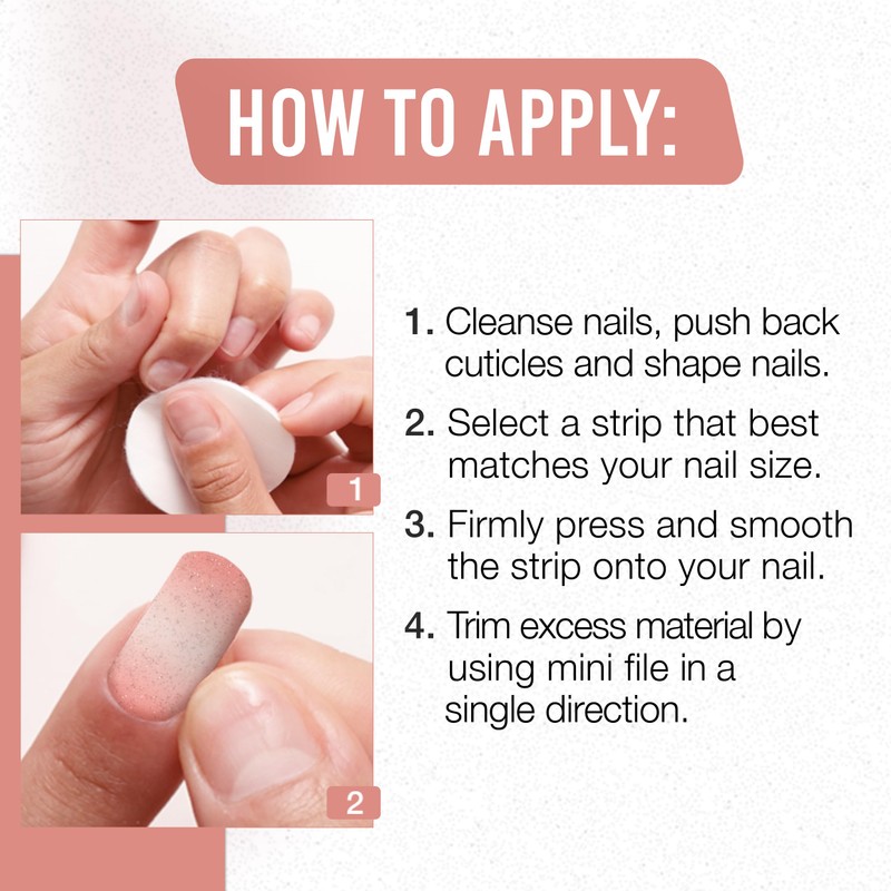 Ardell Nail Polish Strips - Adore Me Wraps Long-Lasting Gel