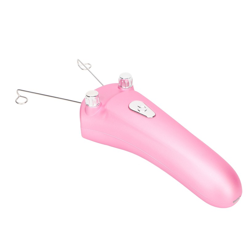 Electric Facial Threading Hair Removal Epilator LED USB Rechargeable Cordless