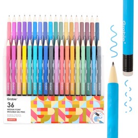 Grabie Erasable Gel Pen Set Medium Point Pens with Eraser for Everyday Use & Educational Purposes, for planner, students, teachers, nurses and artists, magical pen, TikTokShopRestock, FallFreshness:_Classic Palette