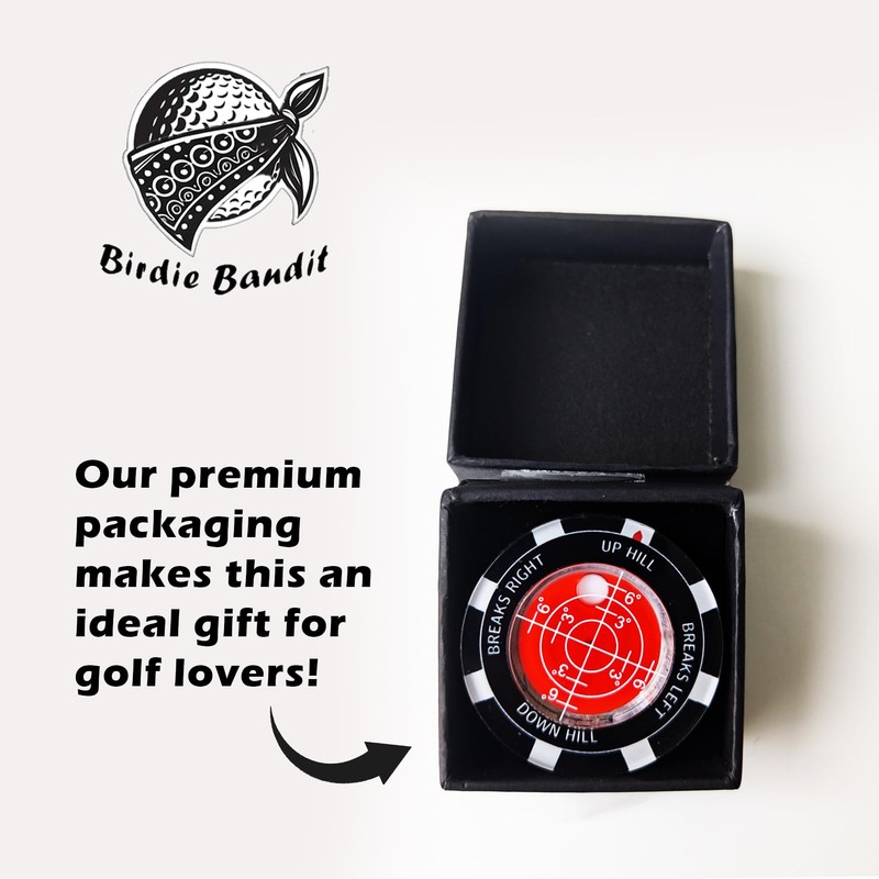 Fraser Fitness Golf Green Reader Level Ball Marker with High