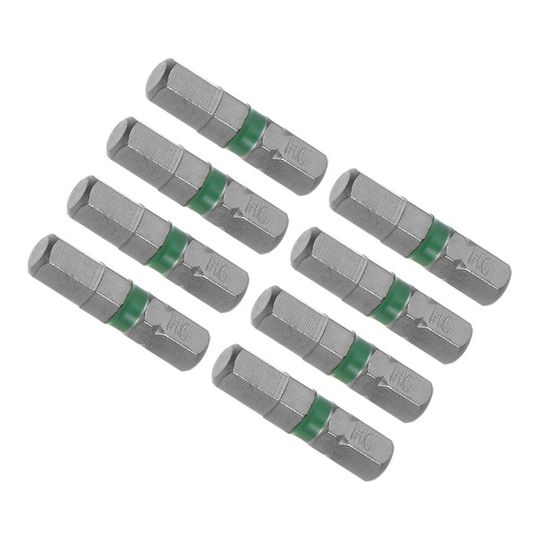 CoCud Hex Screwdriver Bits, 25mm Length 1/4" Hex Shank H6,