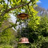 2 x Copper Style Hanging Bird Suet Fat Ball Feeder
