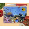 Glass Chopping Board 20 x 28 x 0.4 cm Underwater