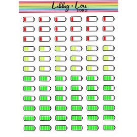 Energy Level Planner Stickers | Libby and Lou Sticker Co