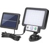 SQUADO JFJ Solar-Gartenleuchten für den Außenbereich, 117 LEDs, 3 Modi,