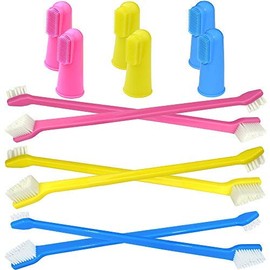 PenVinoo 24pcs Pet Dog Soft Toothbrush Dog Toothbrush Finger Toothbrush pet Toothbrush Small to Large Dogs