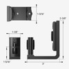 CCJH Sliding Barn Door Bottom Floor Guide, Aluminum Alloy, Flexible