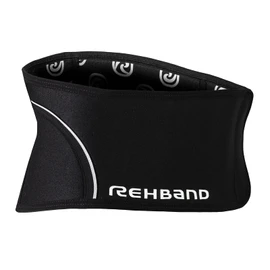 Rehband Back Brace Black, Back Support Belt Made of 5 mm SBR / Neoprene, Stabilisation Belt for Back and Lumbar Spine, Colour: Black, Size: S