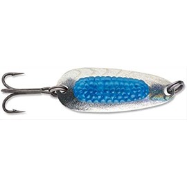 Blue Fox Rattlin' Pixiee Spoon, 1/2-Ounce, Holographic Silver/Blue