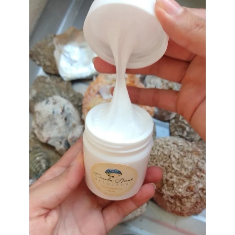 1 Frasco De Crema Concha Nácar Artesanal 100 Ml