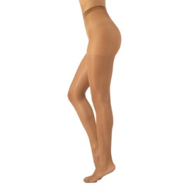 CALZITALY 7 Den Sheer Summer Tights | Invisible Tights | Pantyhose with Cooling Effect | Skin | S, M, L, XL| Italian Hosiery | (S, Madras)