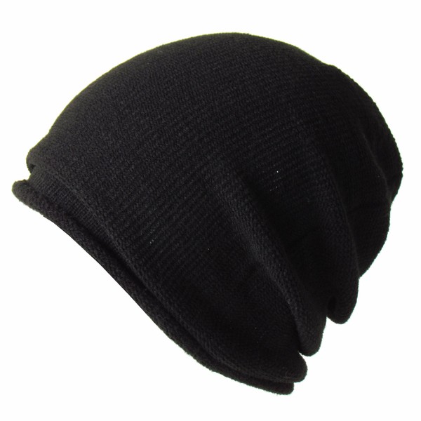 EdgeCity Large Knit Seamless Knit Cap for Fall and Winter