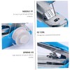 TEHAUX 2pcs Pocket Sewing Machine Handheld Stitcher Automatic Thread Sewing