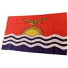 NWFlags Kiribati Flag 5ft x 3ft 75d Premium Polyester Suitable