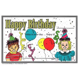 S. R. Penn Publishing, Inc. Happy Birthday Student Awards - 32 per pack - Premium Paper - Full Color