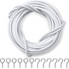 Dikots Net Curtain Wire and Hooks Set - 10M Curtain