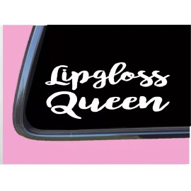 EZSTIK Lipgloss Queen TP 282 Sticker 8" Decal artist lipstick makeup cosmetologist