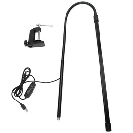 Long Arm Flexible LED ClipOn Beauty Tattoo Lamp Dimmable Nail Art Reading Desk Lamp