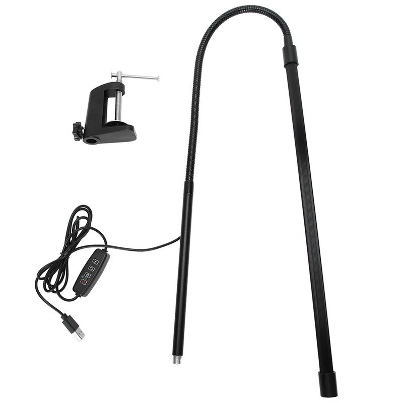 Long Arm Flexible LED ClipOn Beauty Tattoo Lamp Dimmable Nail