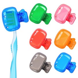 Juego de 6 fundas para cepillos de dientes, portátil, protector de cepillo para polvo de dientes, para niños, baño, hogar, viaje, funda para cepillo para polvo de dientes