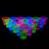 Party Essentials N910090 Brights Plastic Party Cups/Tumblers, 9-Ounce Capacity, Assorted