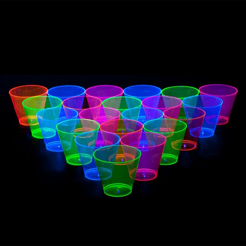Party Essentials N910090 Brights Plastic Party Cups/Tumblers, 9-Ounce Capacity, Assorted