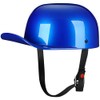 Yesmotor Baseball Motorcycle Helmet Half Cap for Bike Cruiser Chopper