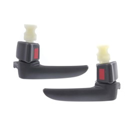 For Mazda 3 2004 05 06 07 08 2009 Interior Door Handle Driver and Passenger Side Pair | Front Or Rear | Black | w/Door Lock Button | All Submodels | MA1352108, MA1353108 | D35159330D02, D35158330D02