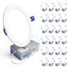 Ensenior 24 Pack 6 Inch LED Recessed Ceiling Light, Dimmable,
