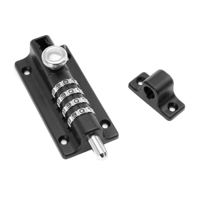 Combination Locking Bolt, Four-Digit Combination Latch Lock Combination Slide Locks