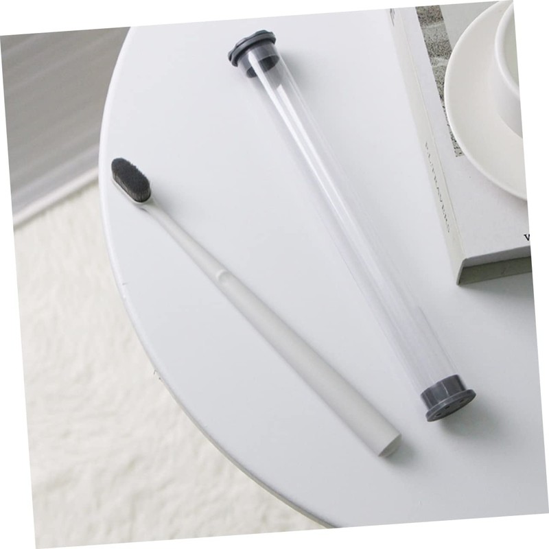 LALAFINA 10pcs Nylon Toothbrushes Soft Bristle Teeth Cleaning Portable Single