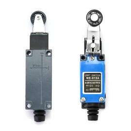 QWORK Roller Swivel Lever Limit Switch ME-8104 10A 250VAC Pack of 2