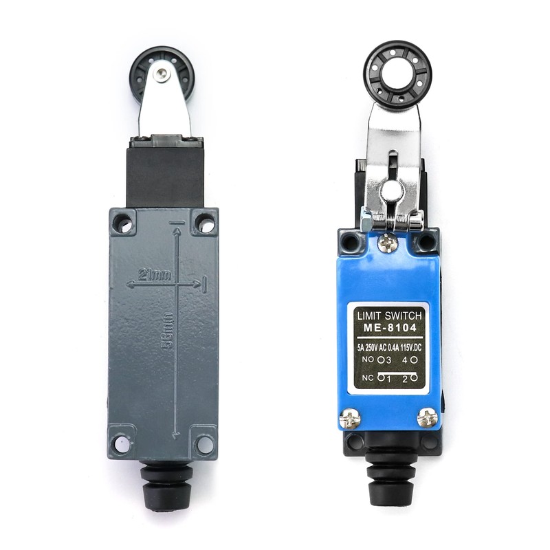 QWORK Roller Swivel Lever Limit Switch ME-8104 10A 250VAC Pack