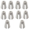 LQ Industrial 10PCS White Plastic Coil Claw Thread Spool Cone
