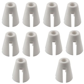 LQ Industrial 10PCS White Plastic Coil Claw Thread Spool Cone Holder Sewing Accessories for Janome 644D/744D Overlocker Serger Sewing