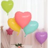 10 Pack 18" Star Heart Film Balloons Macaron