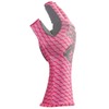 Fish Monkey FM11-PNKSCALE-L Half Finger Guide Glove Pink Scales L