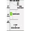 Unbranded Fishing Hi - Lo Bottom Rig Double Dropper Loop