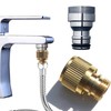 Quick Disconnect Shower Hose to Sink Faucet Snap Adapter, Indoor